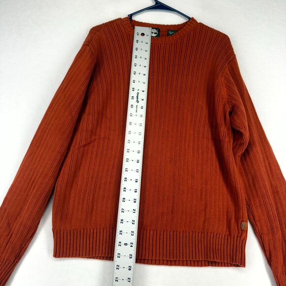 Timberland 100% Cotton Dark‎ Red Sweater Womens Size M - Picture 8 of 9